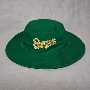 Runzas Runza Rex Bucket Hat Green White Reversible One Size Fits Most